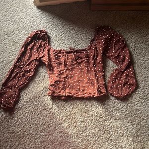 Abercrombie & Fitch Polka dot top